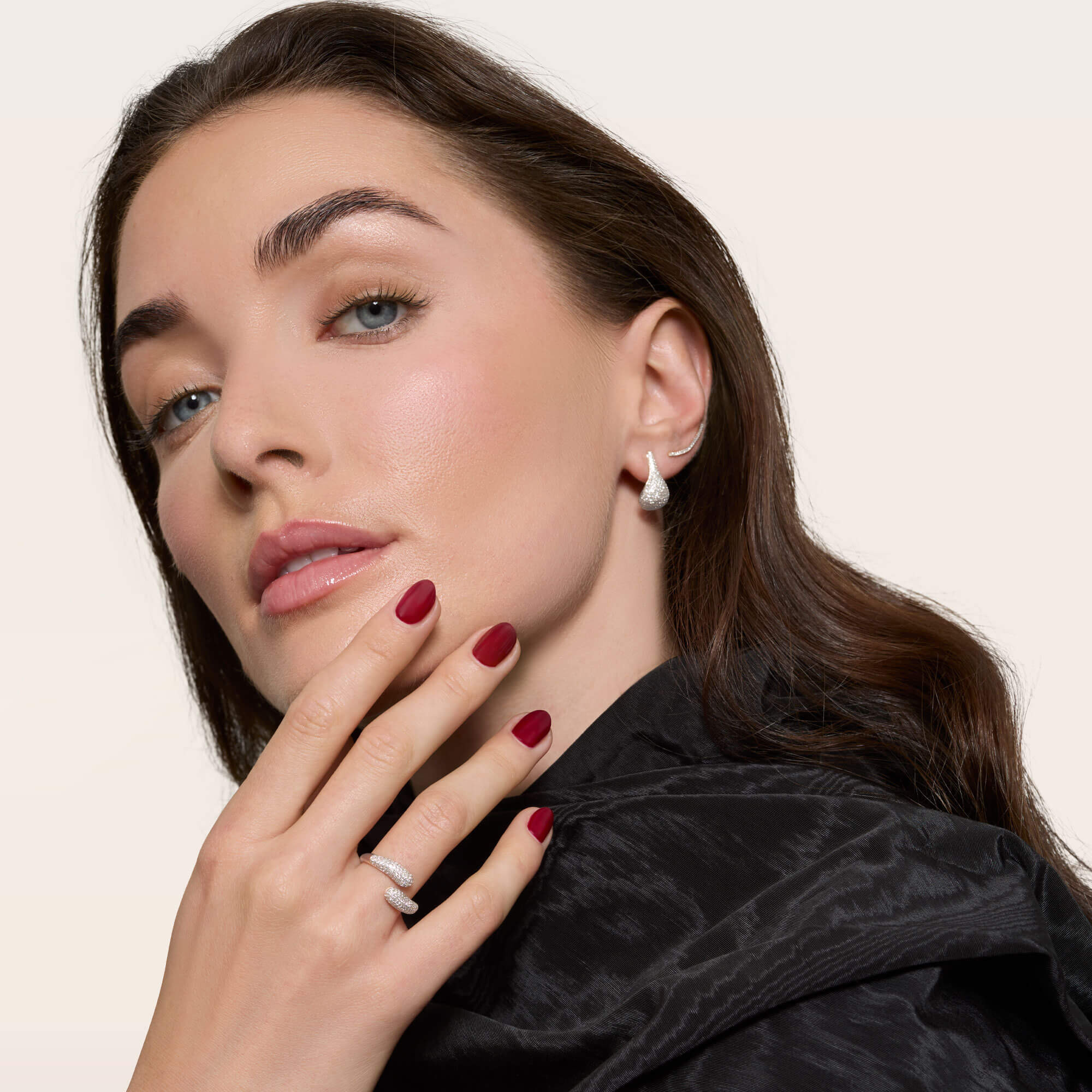 All Diamond Hug Ring - 8