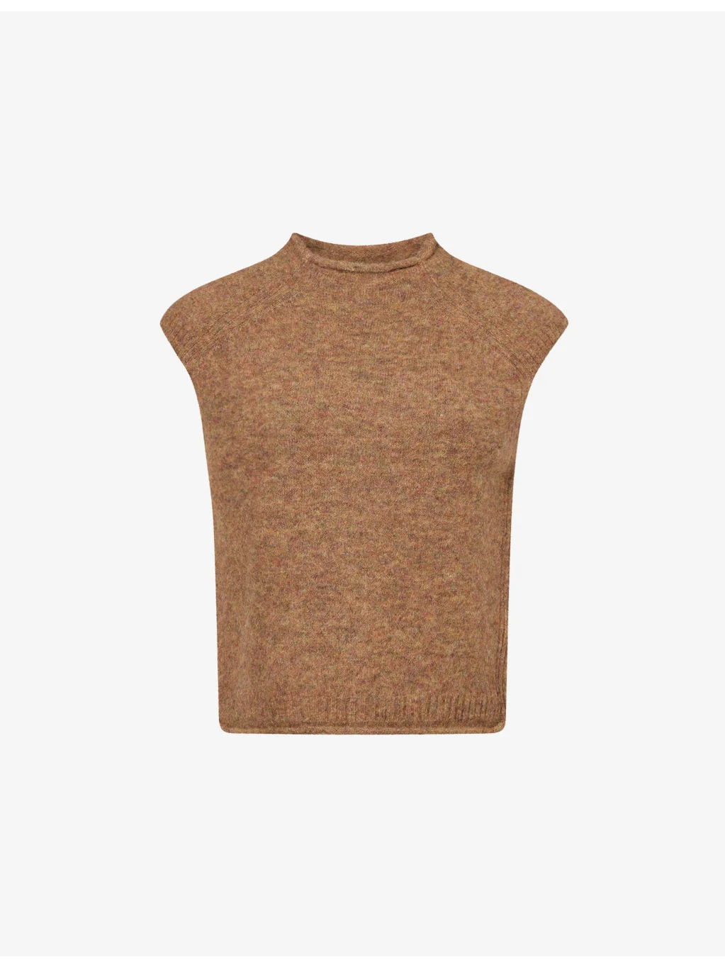 Rolled-Trim Wool-Blend Vest - 1