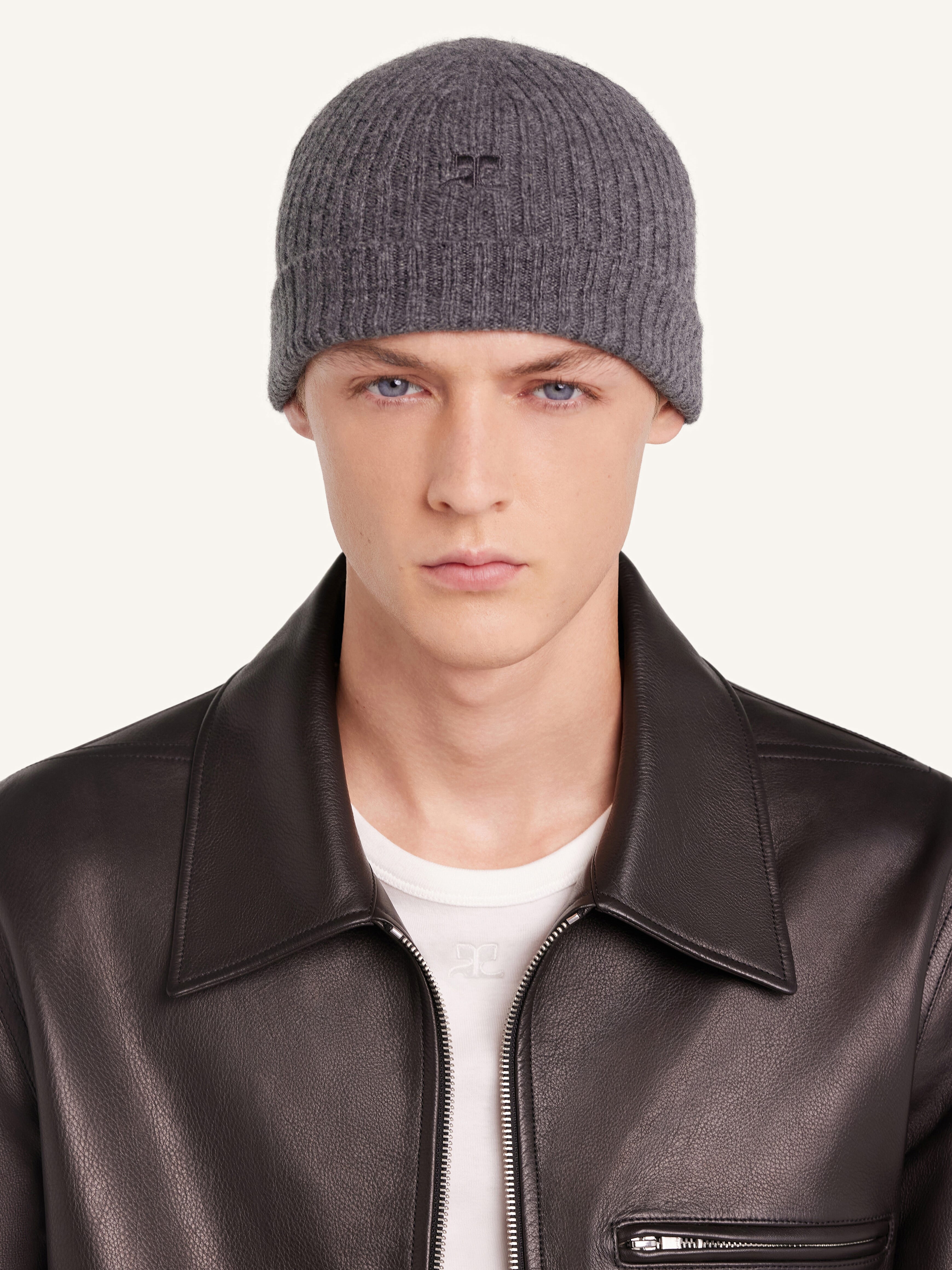 RIBBED WOOL HAT - 3