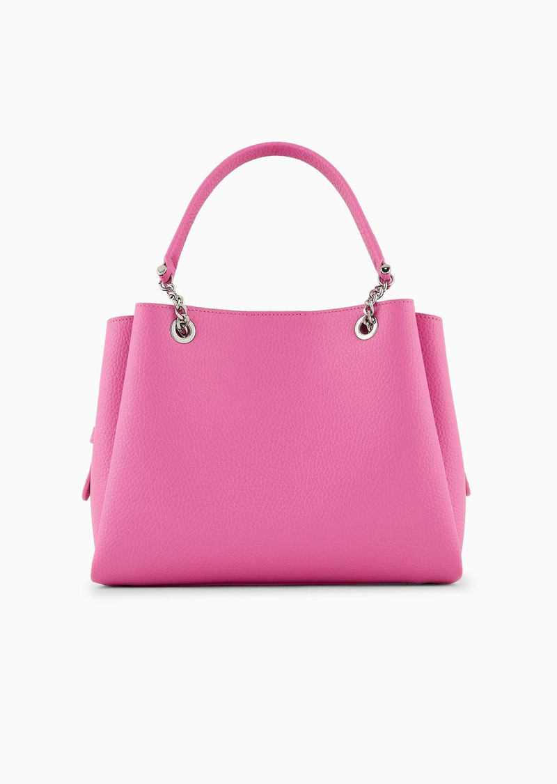 Palmellato leather-effect handbag with eagle charm 5