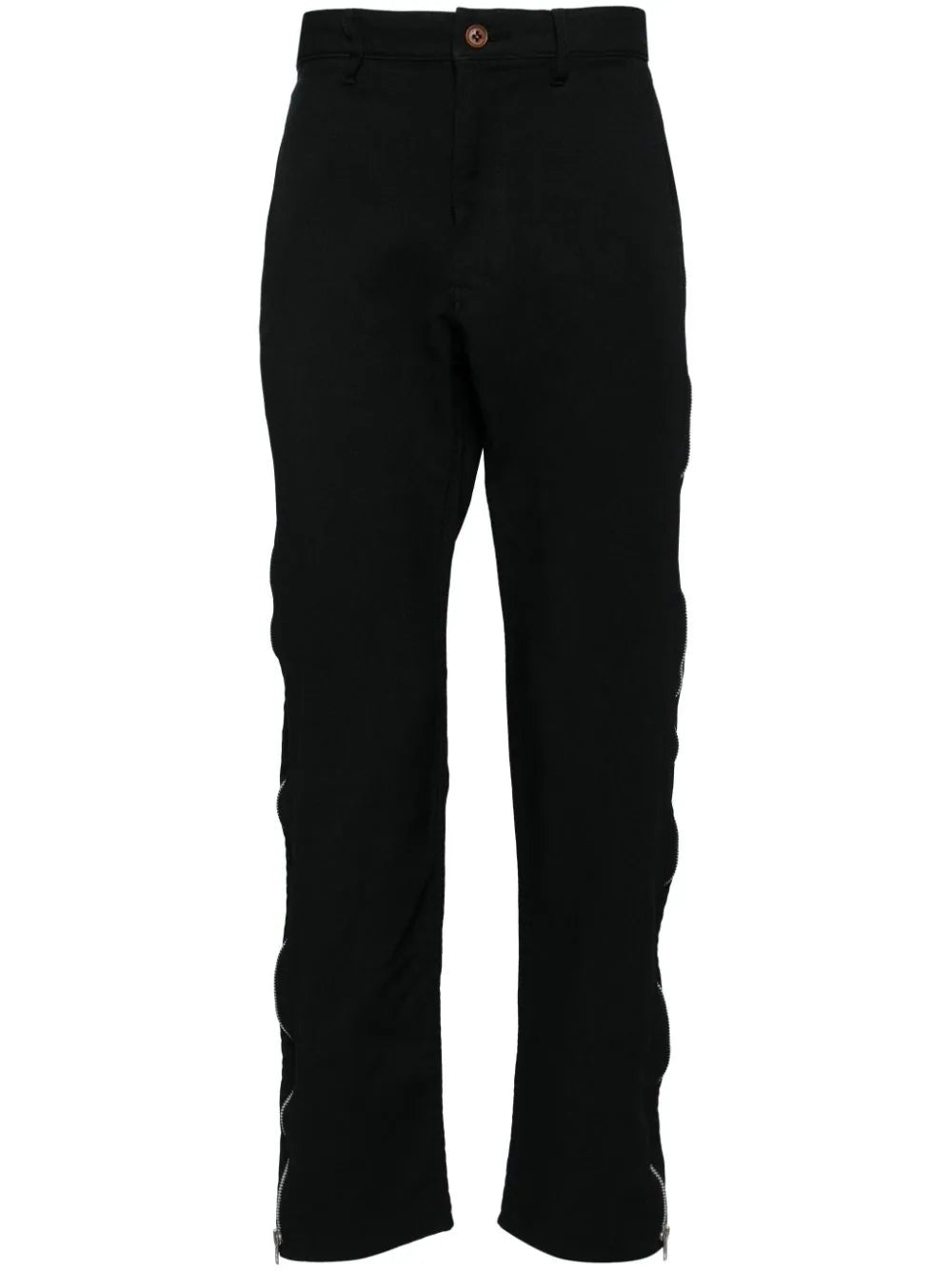 ZIP-UP TAPERED TROUSERS - 1