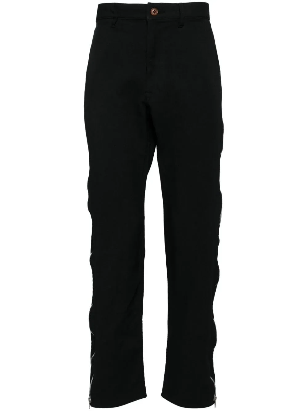 ZIP-UP TAPERED TROUSERS - 1
