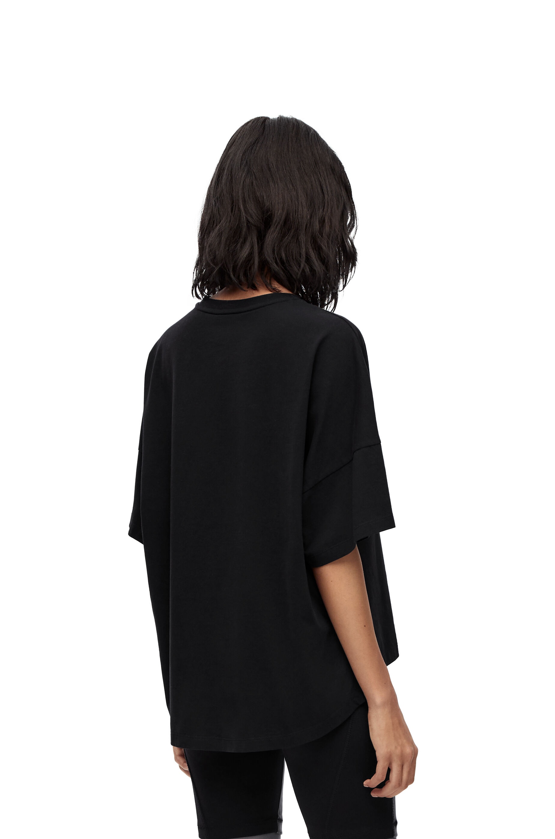 Short oversize Anagram T-shirt in cotton - 4