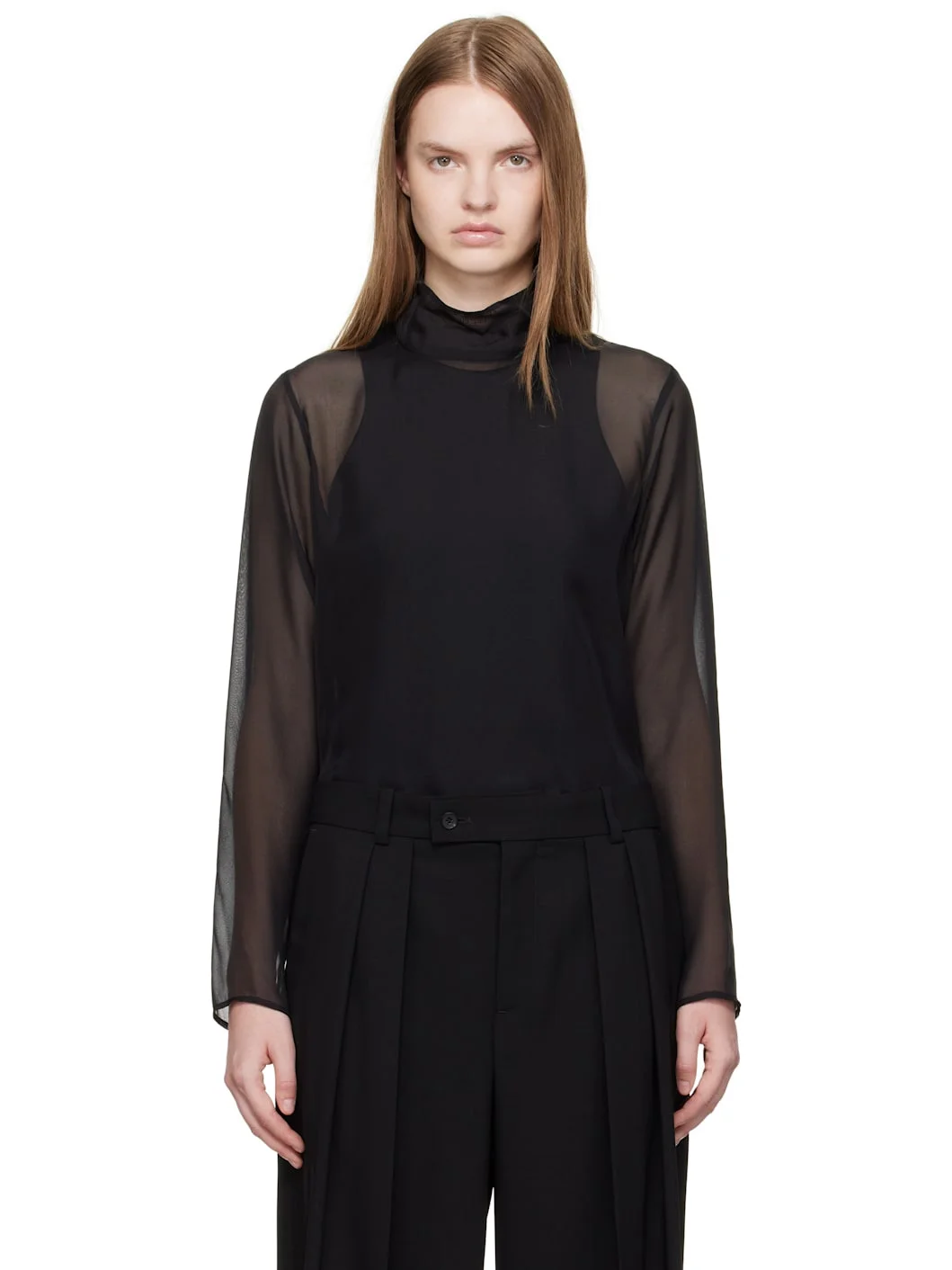 Black Clarice Blouse - 1