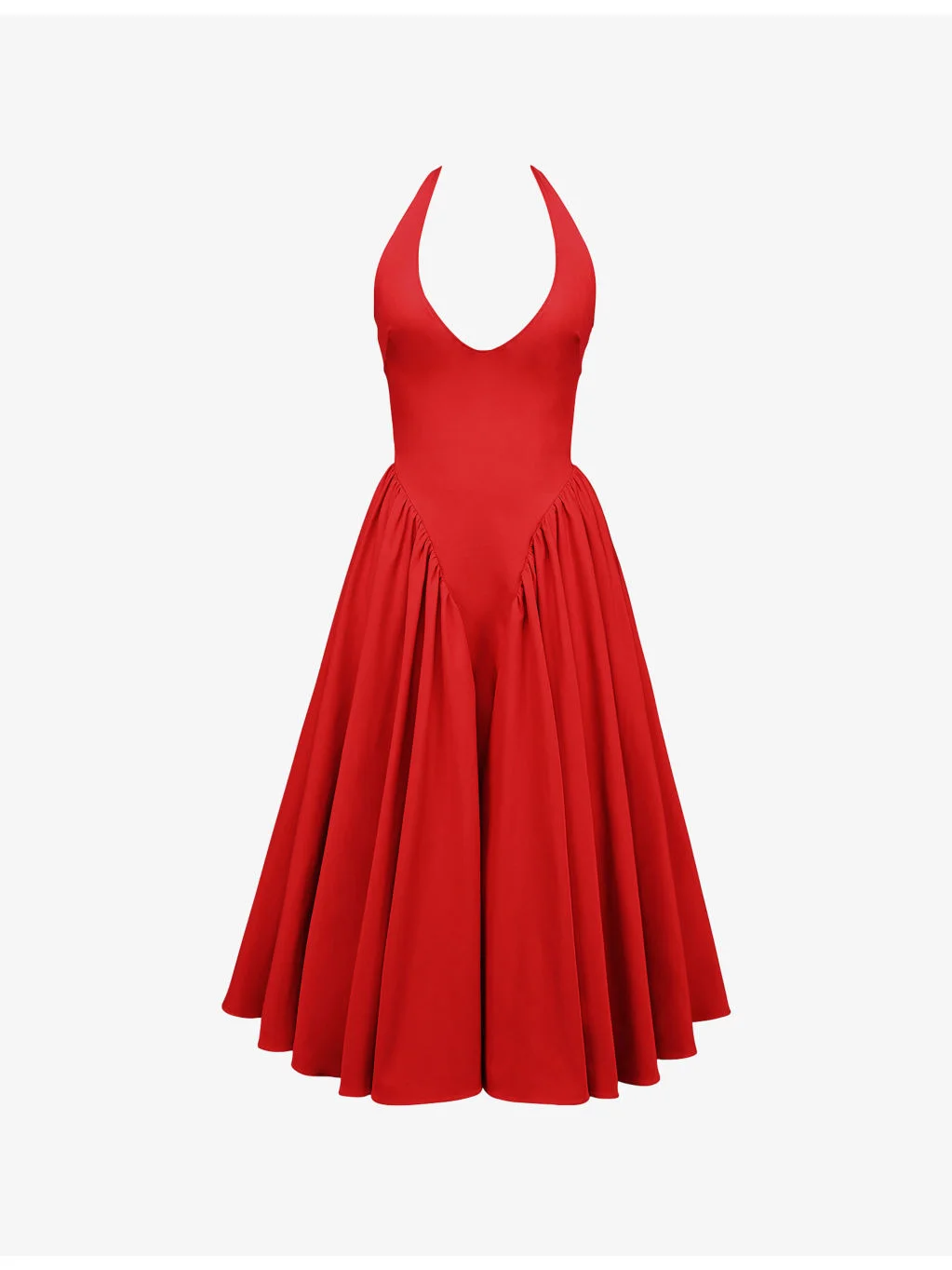 Marilyn Halter Midi Dress - 1