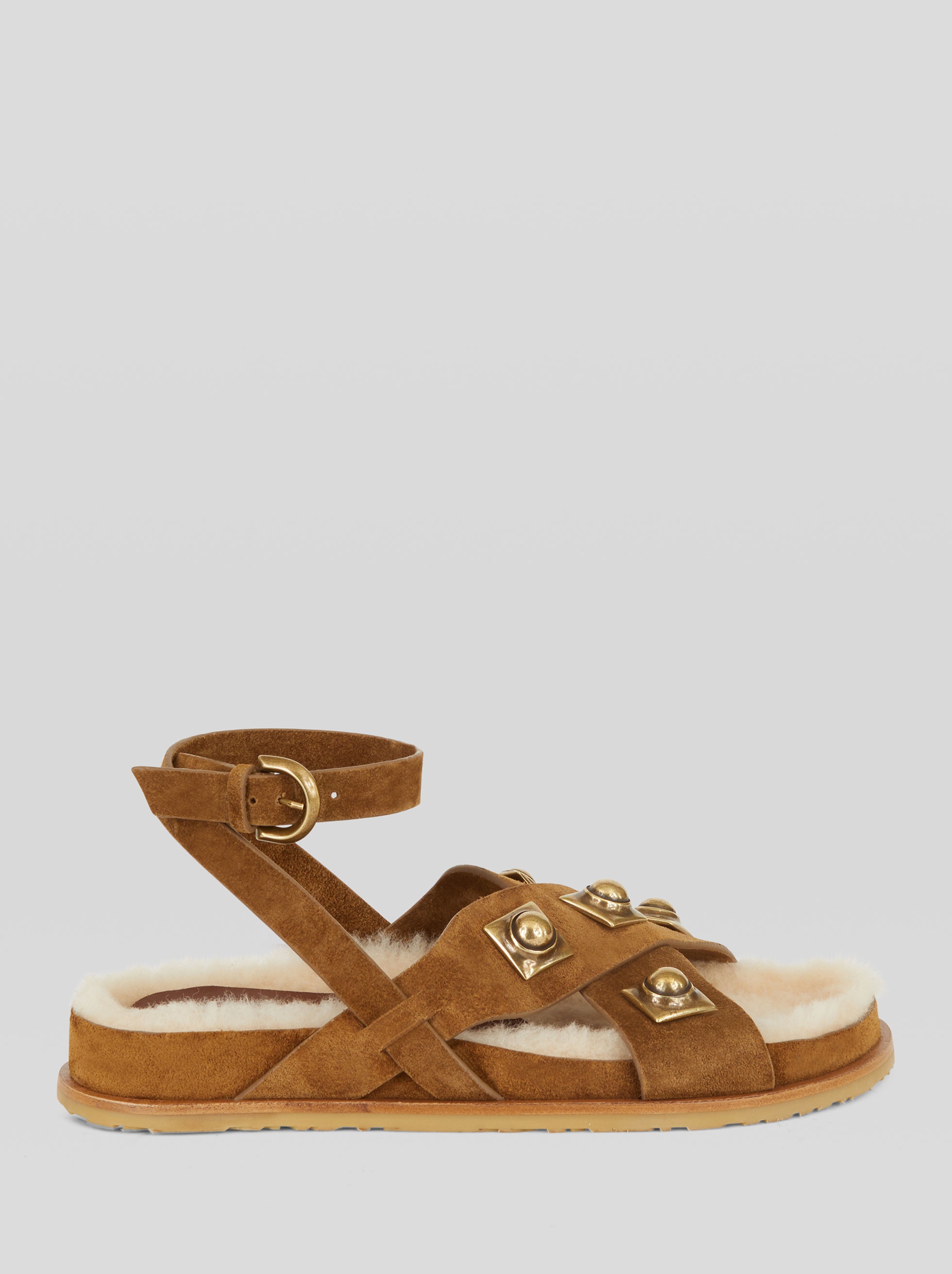 CROWN ME SANDALS WITH STUDS - 1