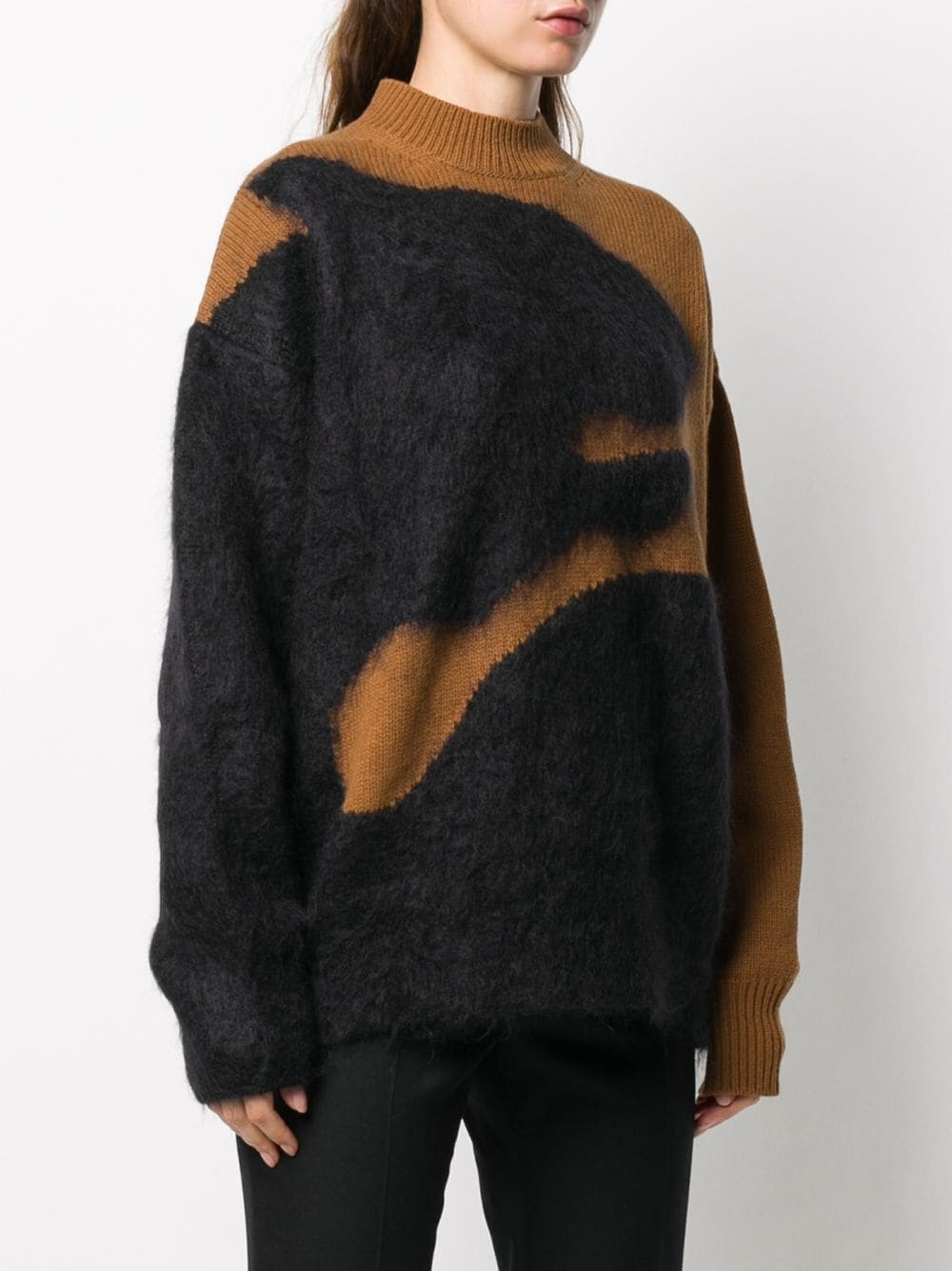 textured tiger jumper - 3