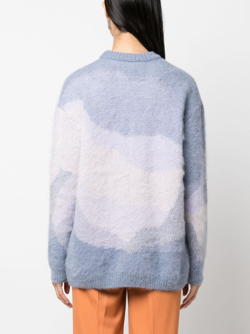 Eclipse patterned intarsia-knit jumper 4