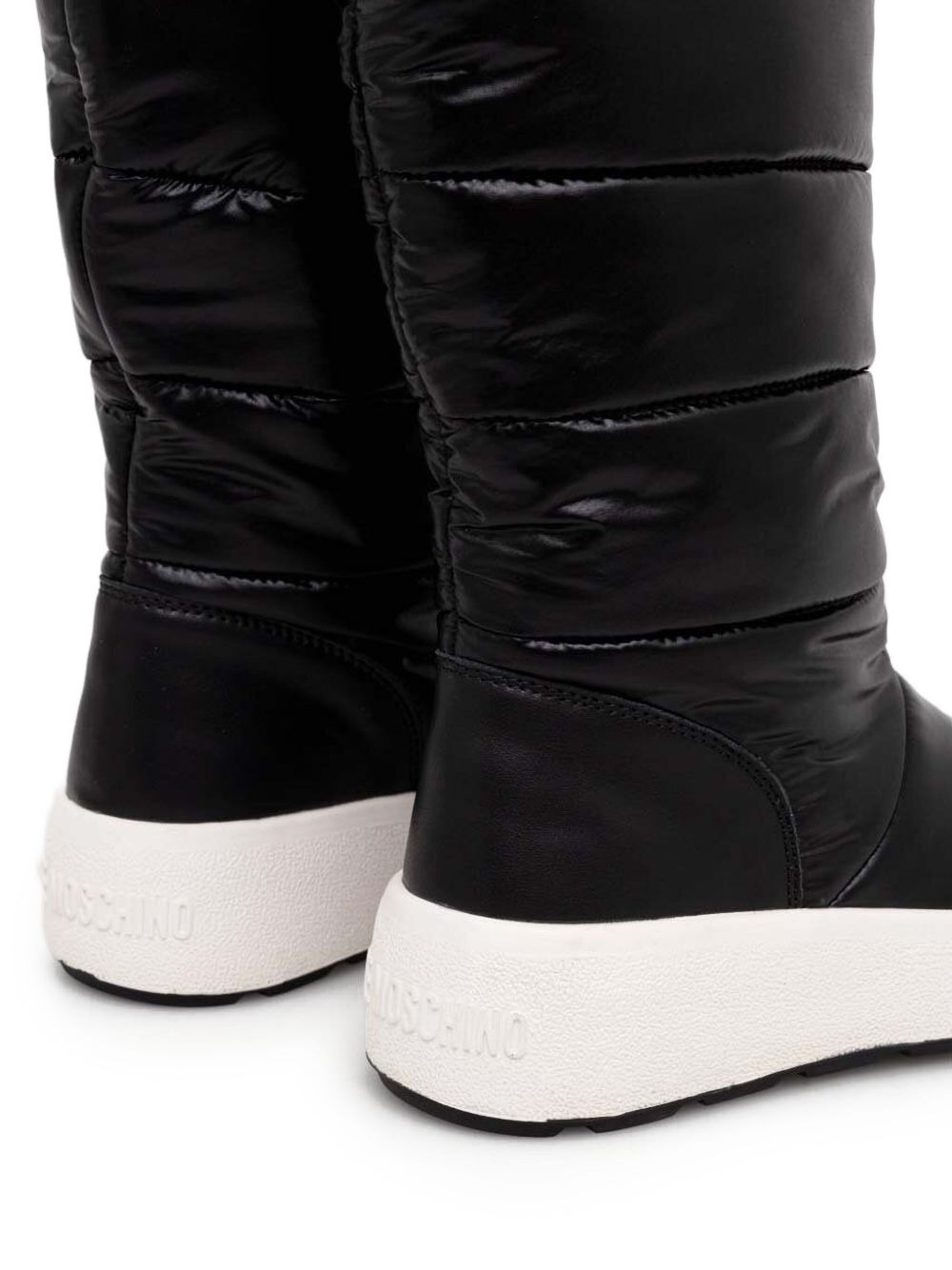 quilted logo-plaque snow boots - 4