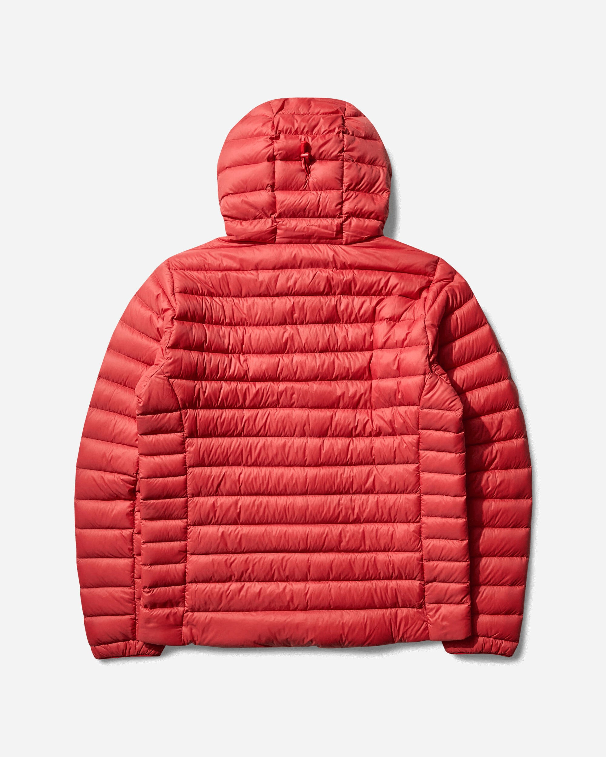 Men's Down Sweater Hooded Jacket Amarant Red - 2
