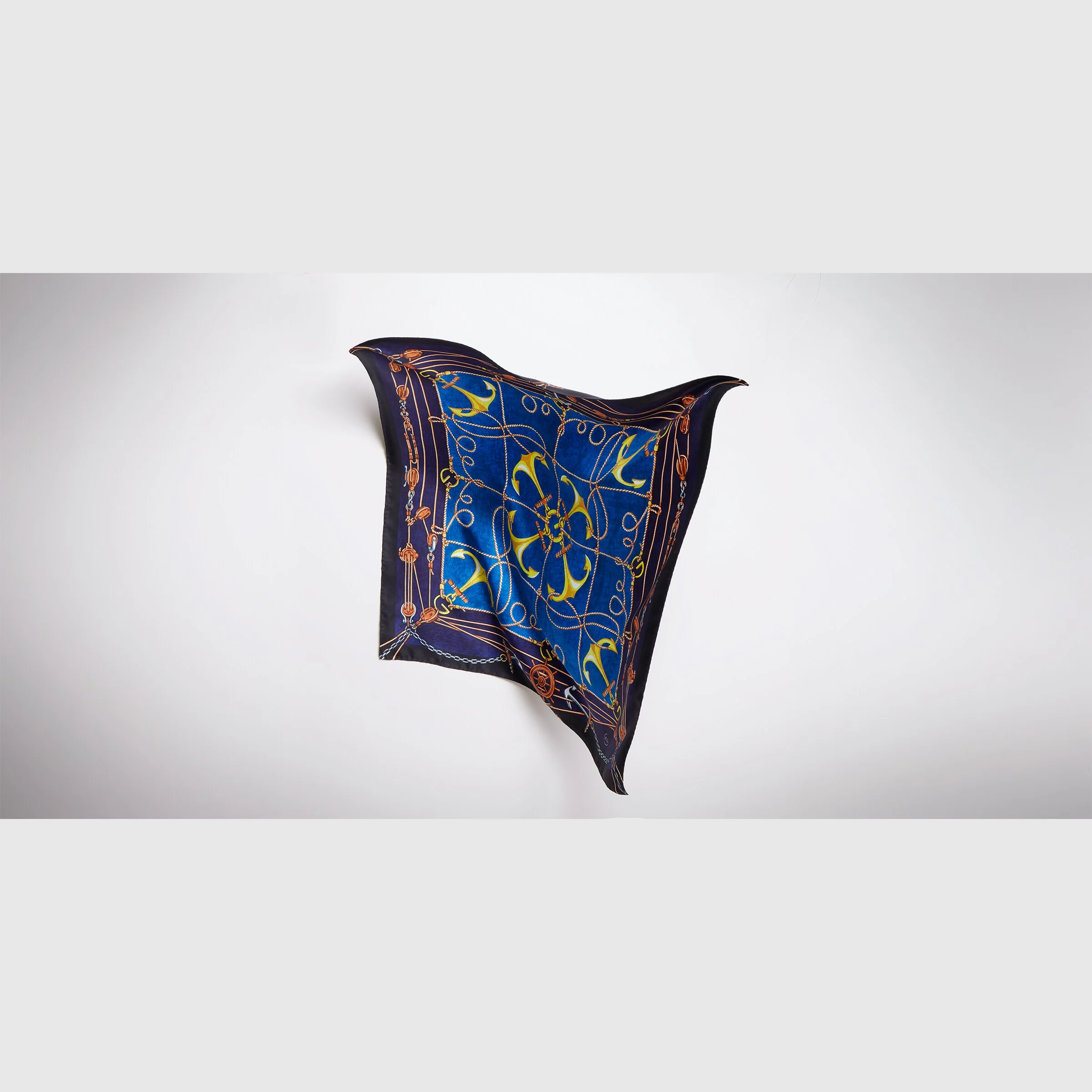 "Lungomare" printed silk carré - 1