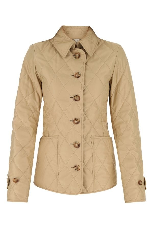 Burberry Woman Beige Polyester Jacket - 1