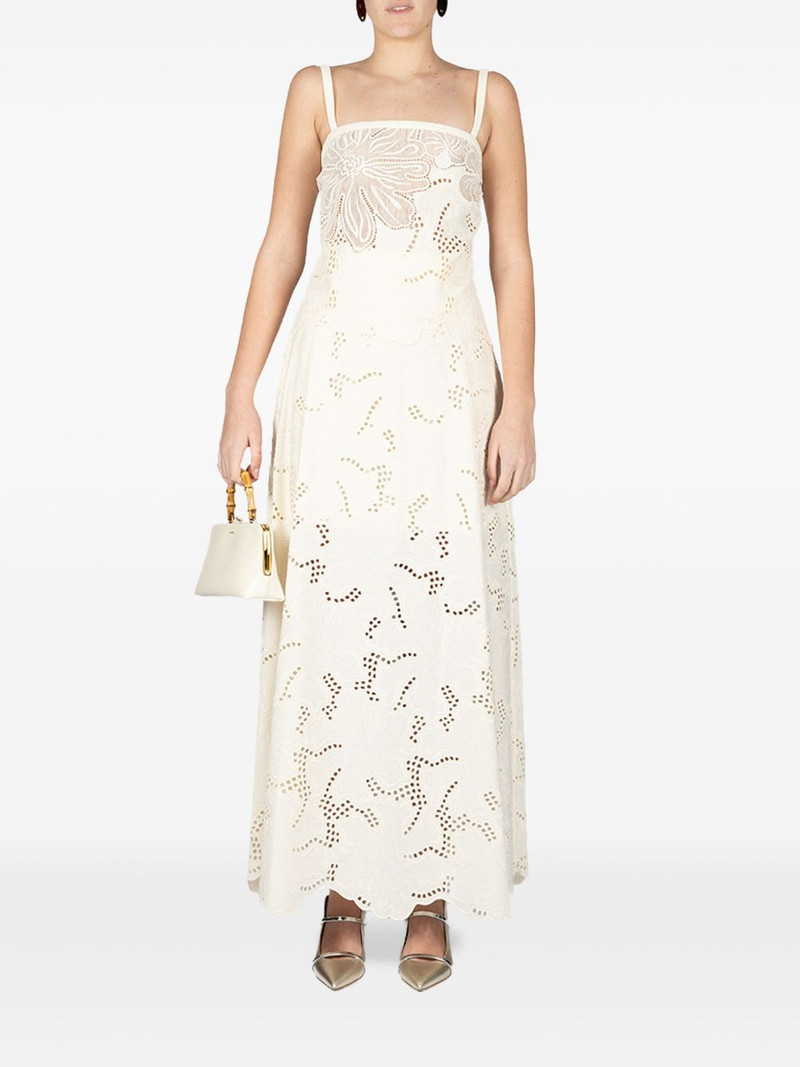 ELIE SAAB floral-lace tank top outlook