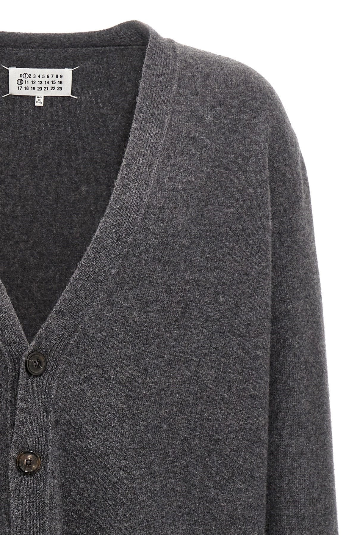 Maison Margiela Men Wool Cardigan - 4