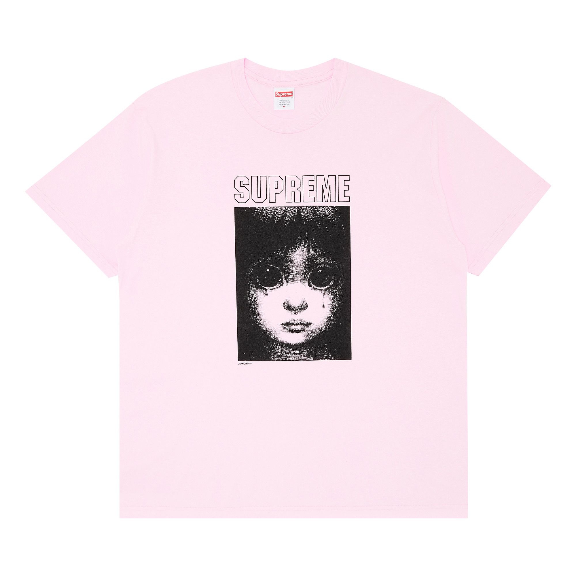 Supreme Margaret Keane Teardrop Tee 'Light Pink' - 1