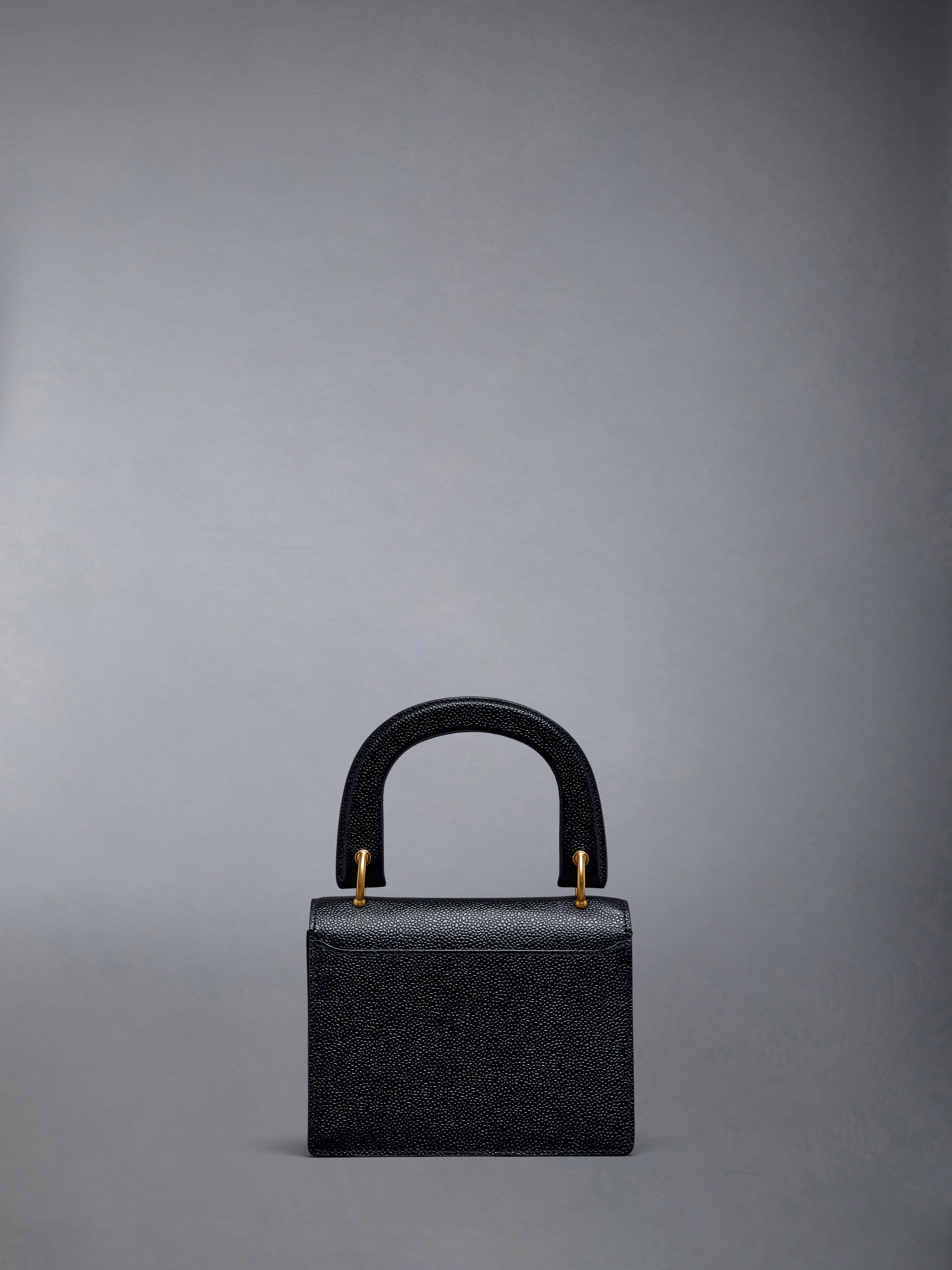 Pebble Grain Leather Mini School Bag - 3