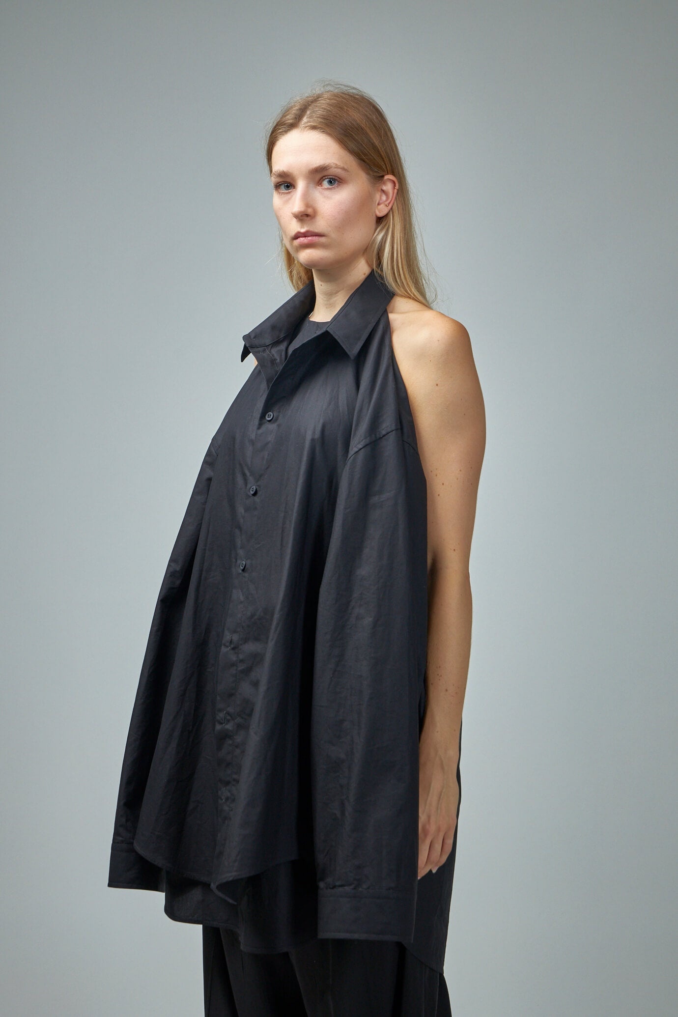 BALENCIAGA Suspended Shirt Dress | labelsfashion | REVERSIBLE