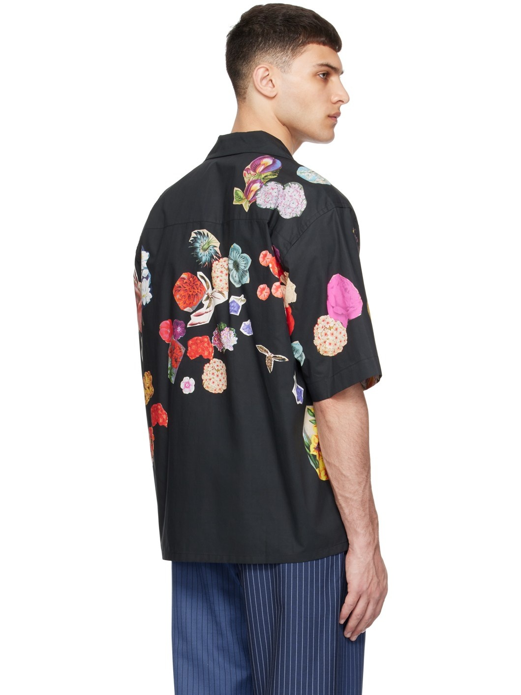 Black Floral Shirt - 3