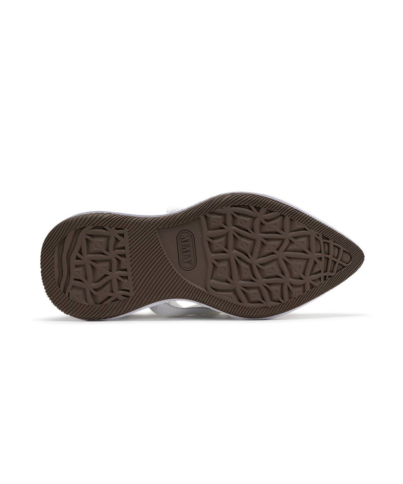 "YUCCA" OG Sole Bleach-Wash Denim Canvas Low-top Sneaker 10
