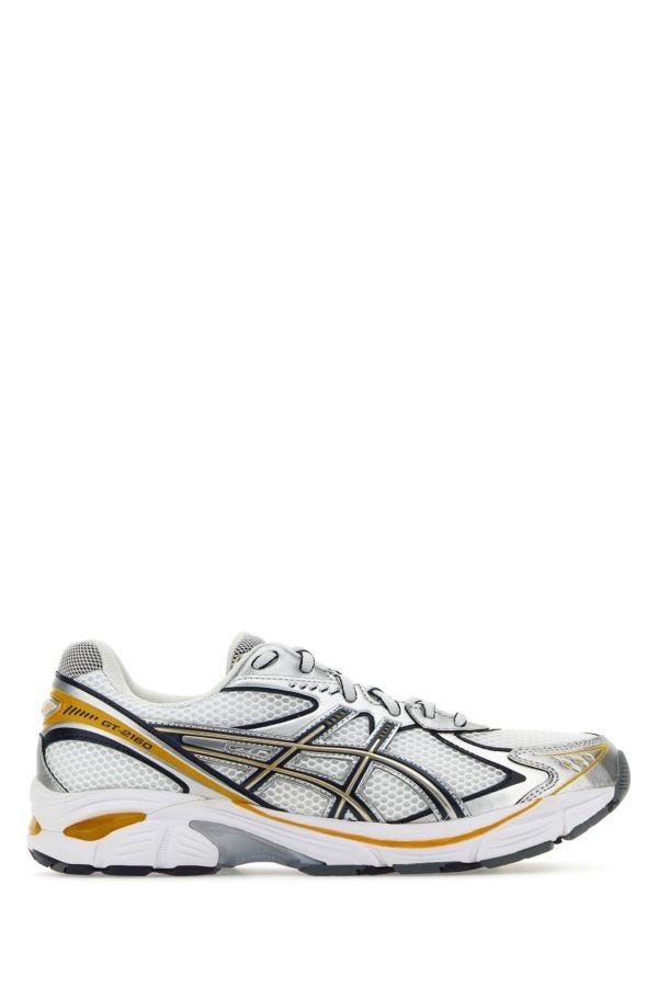 【送料&関税込】Asics Multicolor Mesh And Synthetic Leather Asics Mesh And Synthetic Leather Sneakers With Padded Ankle