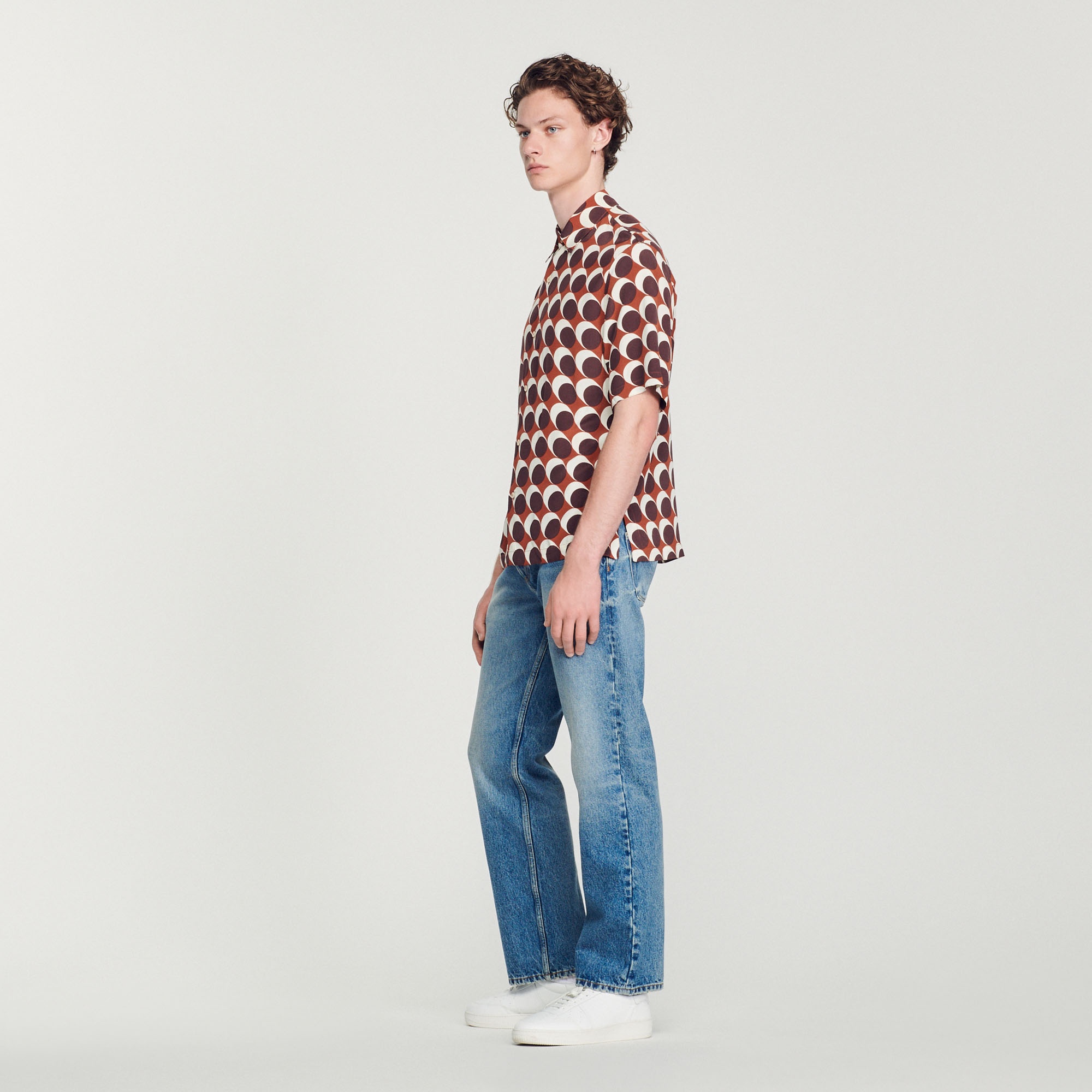 Printed floaty shirt - 7