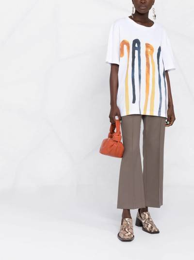 Marni painterly-print cotton T-shirt outlook