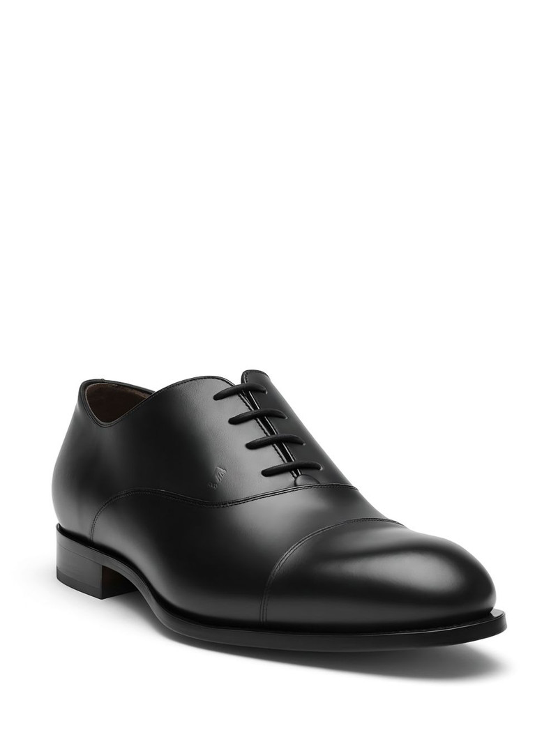 Tod's leather oxford shoes outlook