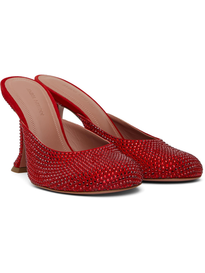 Red Iris Crystal Heels 4