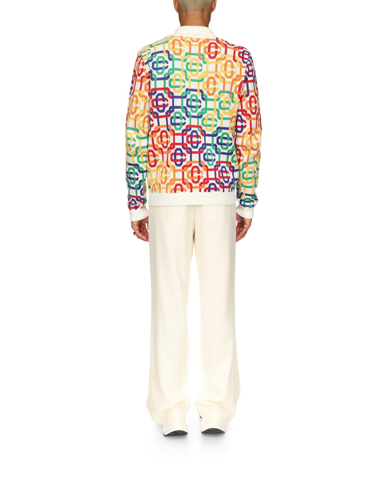 Rainbow Monogram Zip Up Jumper - 3