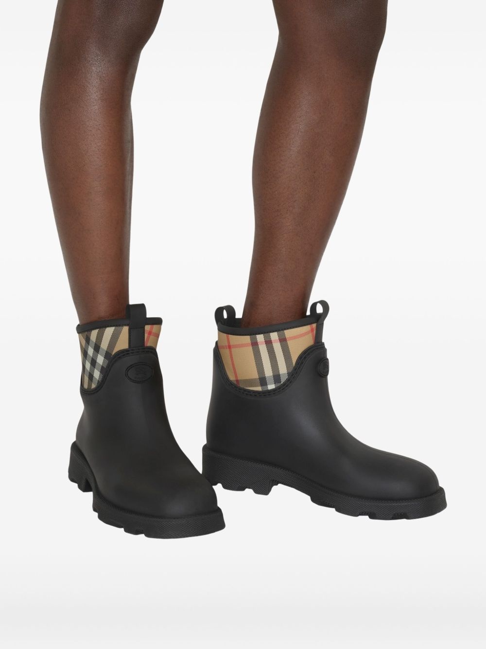 Vintage Check-detailed rain boots - 5