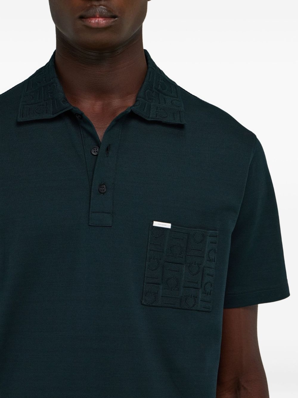 V-neck polo shirt - 5