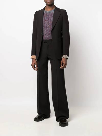 Maison Margiela four-stitch single-breasted suit outlook