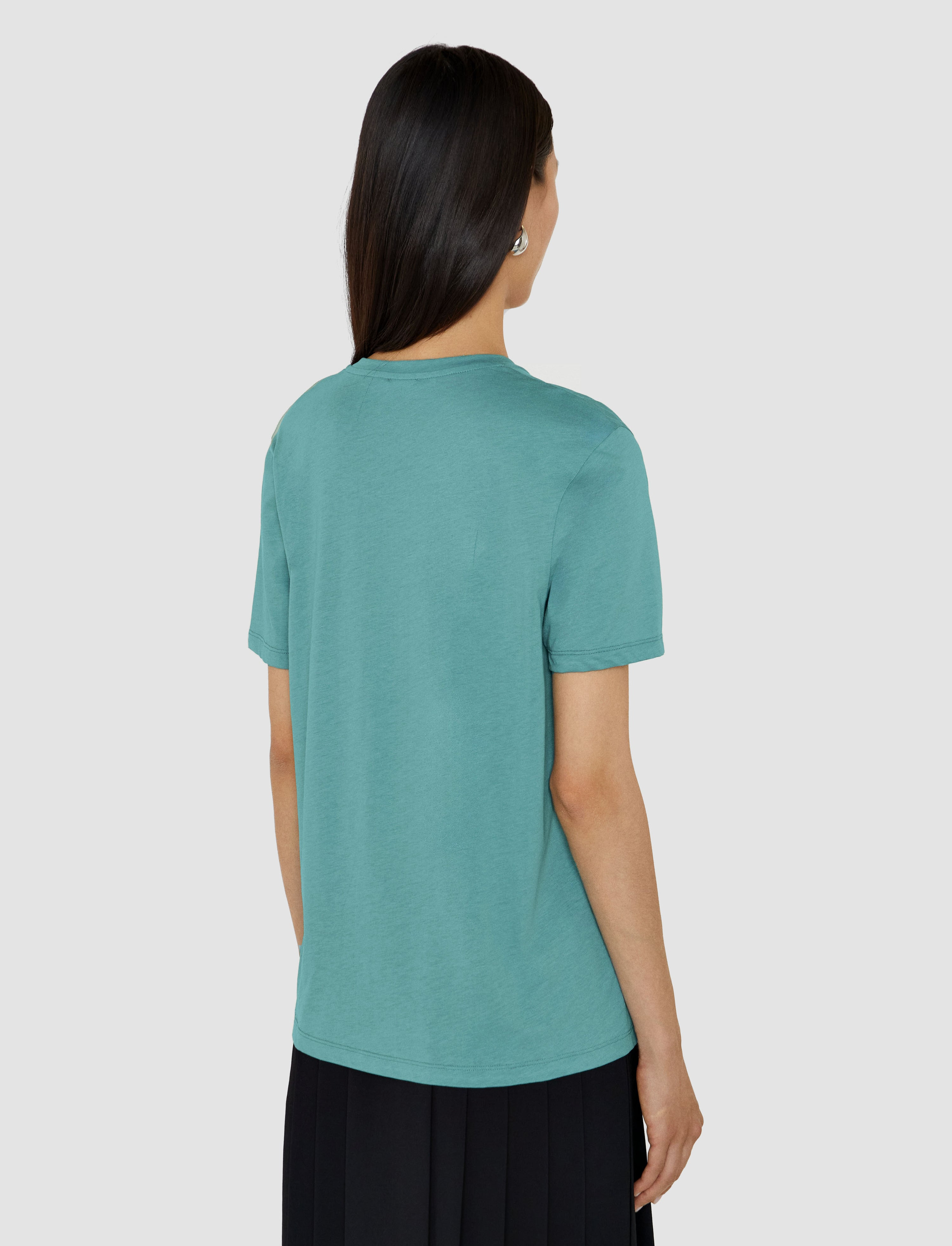 Cotton Silk Jersey T-Shirt - 4
