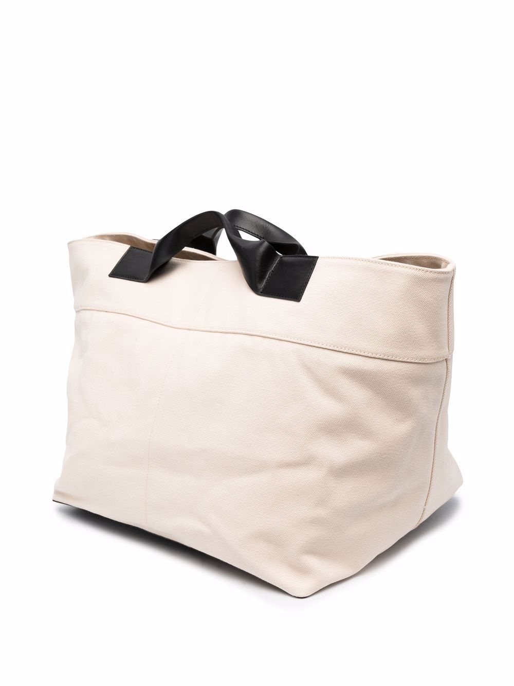 canvas logo-print tote bag - 3