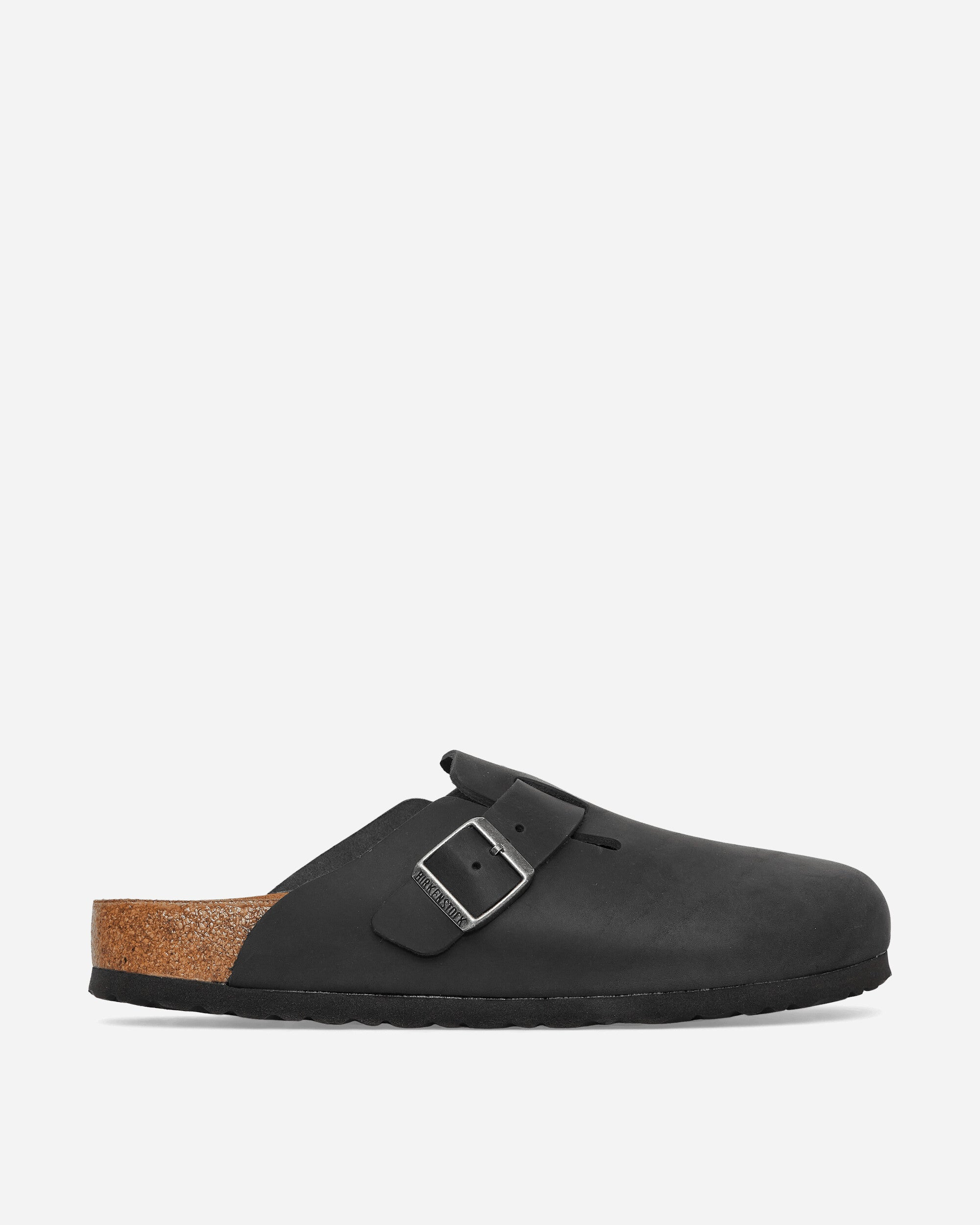 Boston Oiled Leather Sandals Black - 1