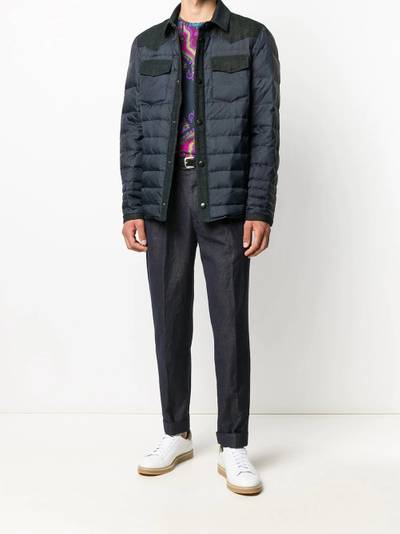 Etro quilted bomber jacket outlook