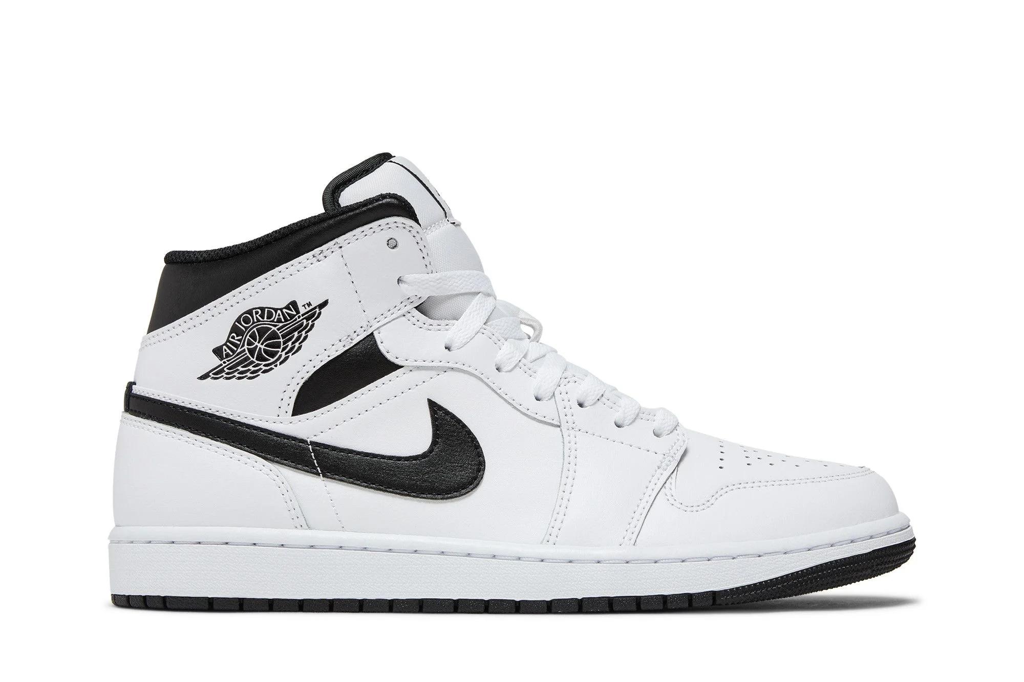 Air Jordan 1 Mid 'White Black' - 1