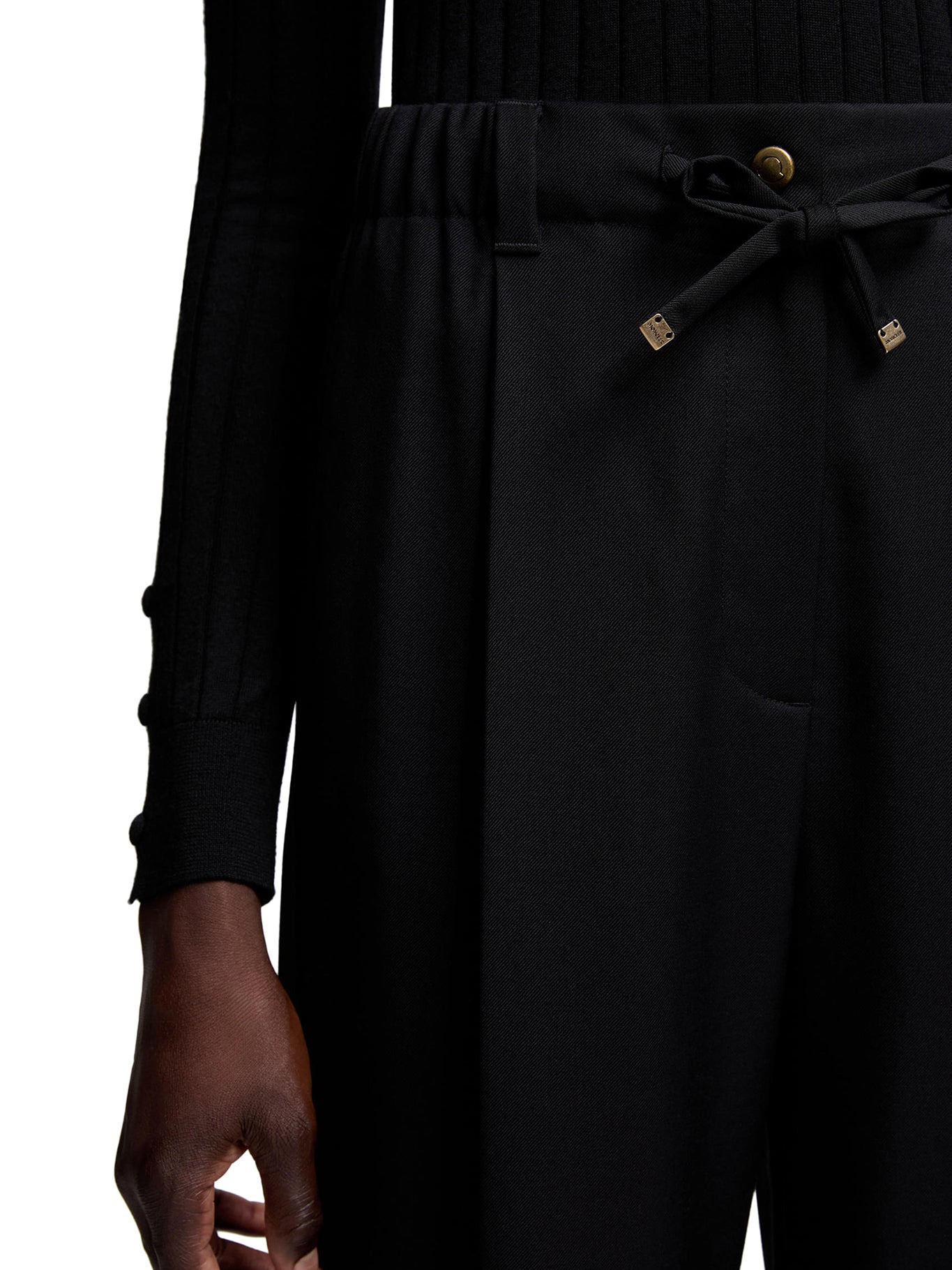 TAILORED WOOL GABARDINE TROUSERS - 7