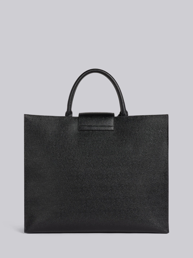 Black Pebble Grain Leather Mr. Thom Tote 4
