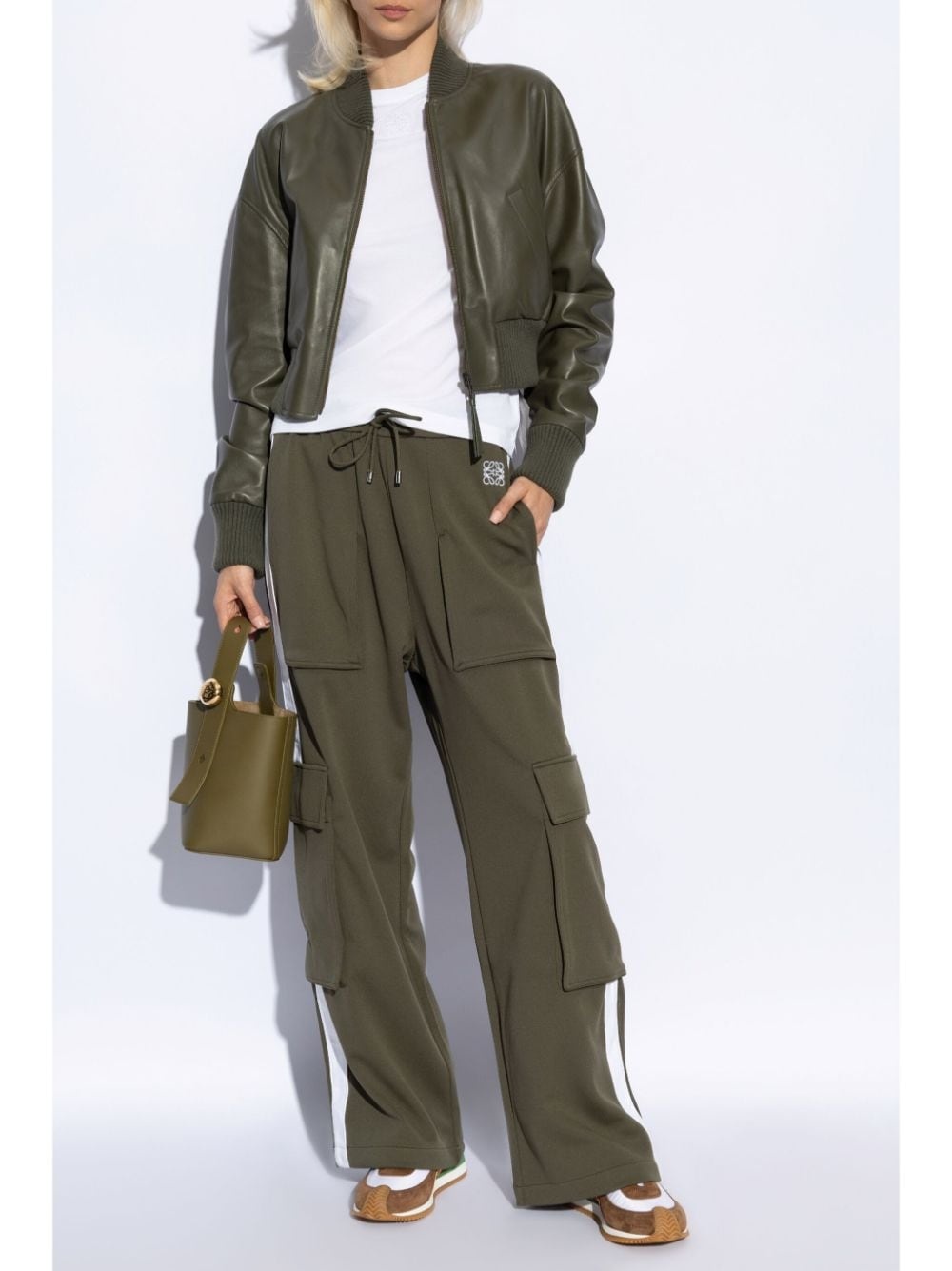 technical-jersey cargo trousers - 2