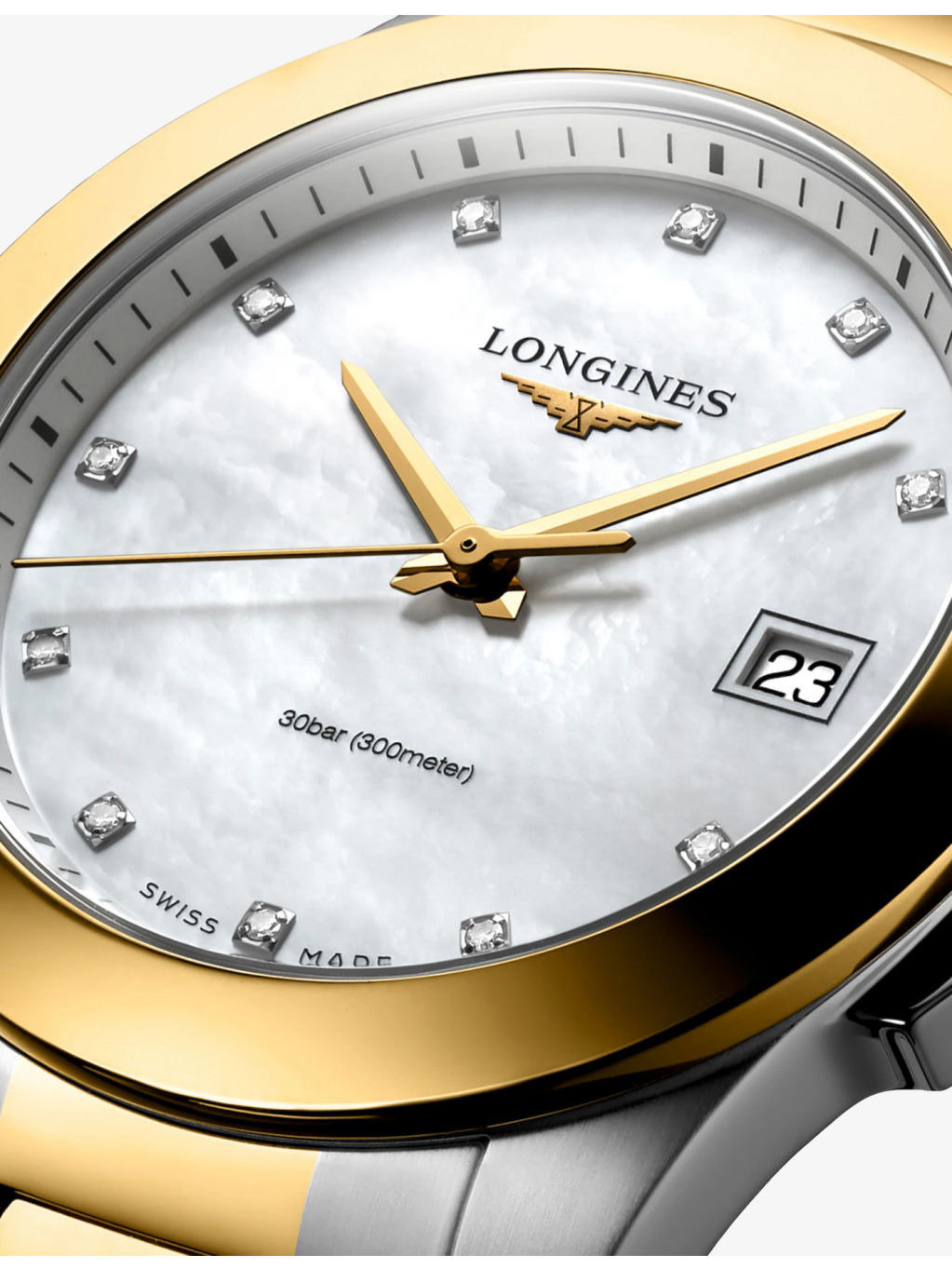 L3.377.3.87.7 Conquest Stainless-Steel and Yellow-Gold PVD Quartz Watch - 4
