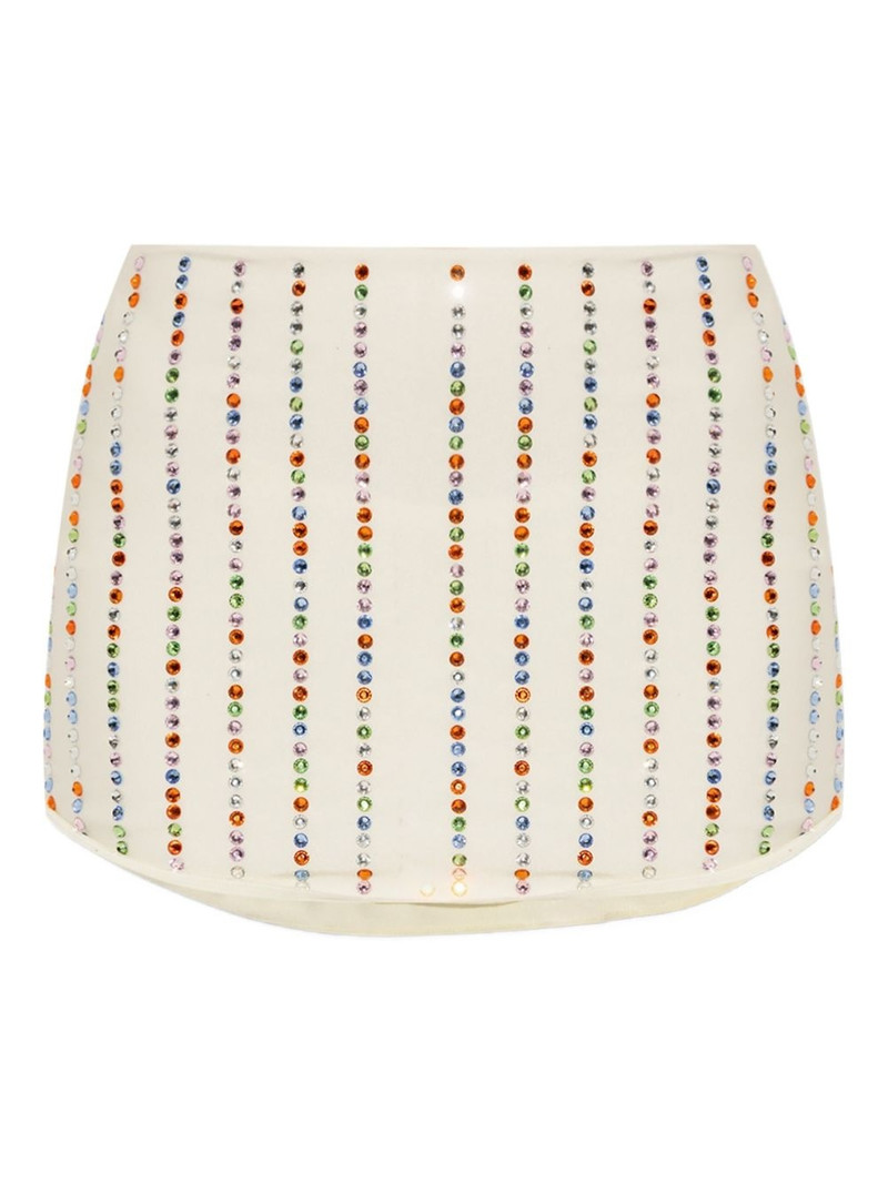 crystal-embellished mini skirt 3