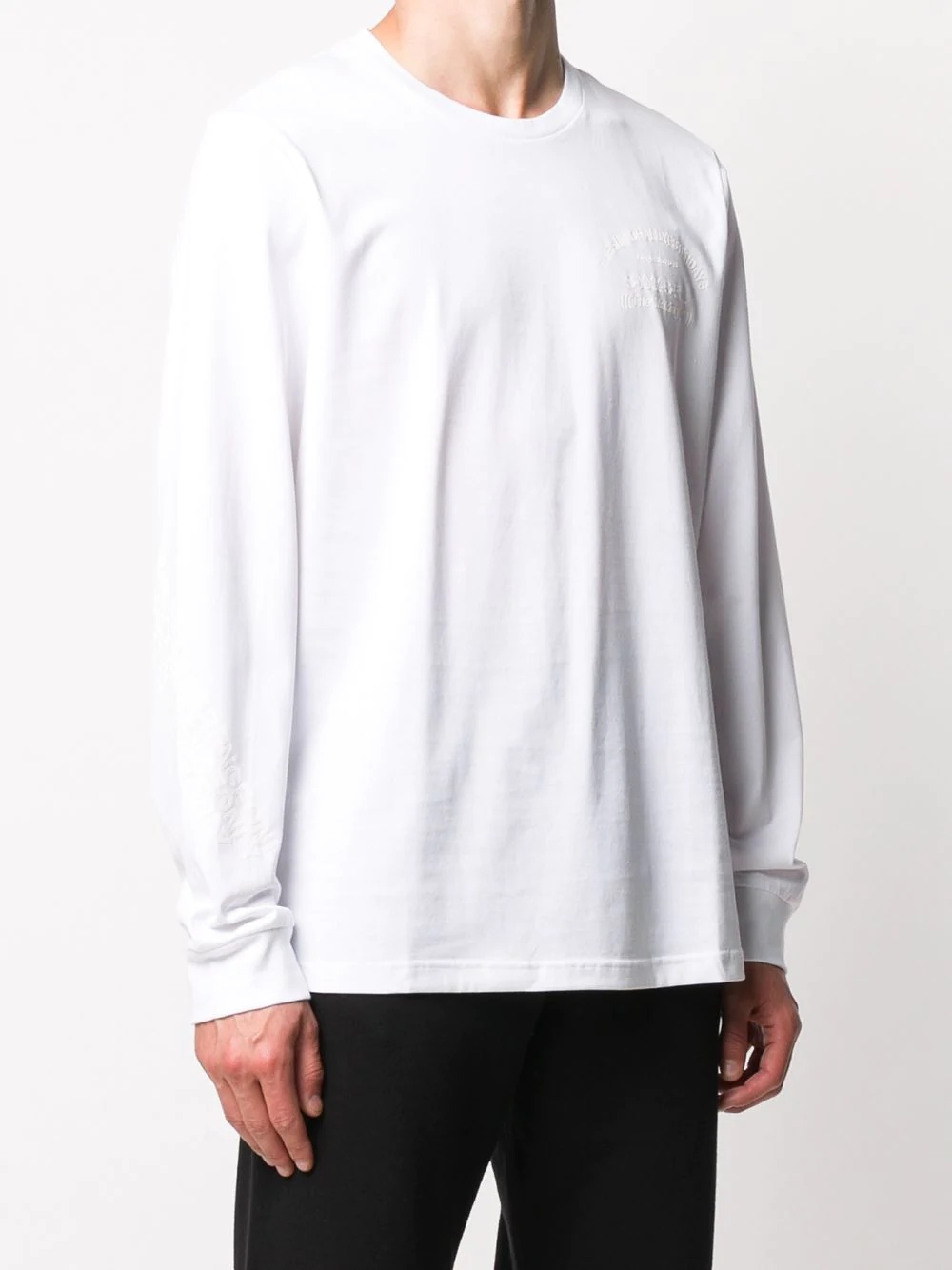 long sleeve logo T-shirt - 3