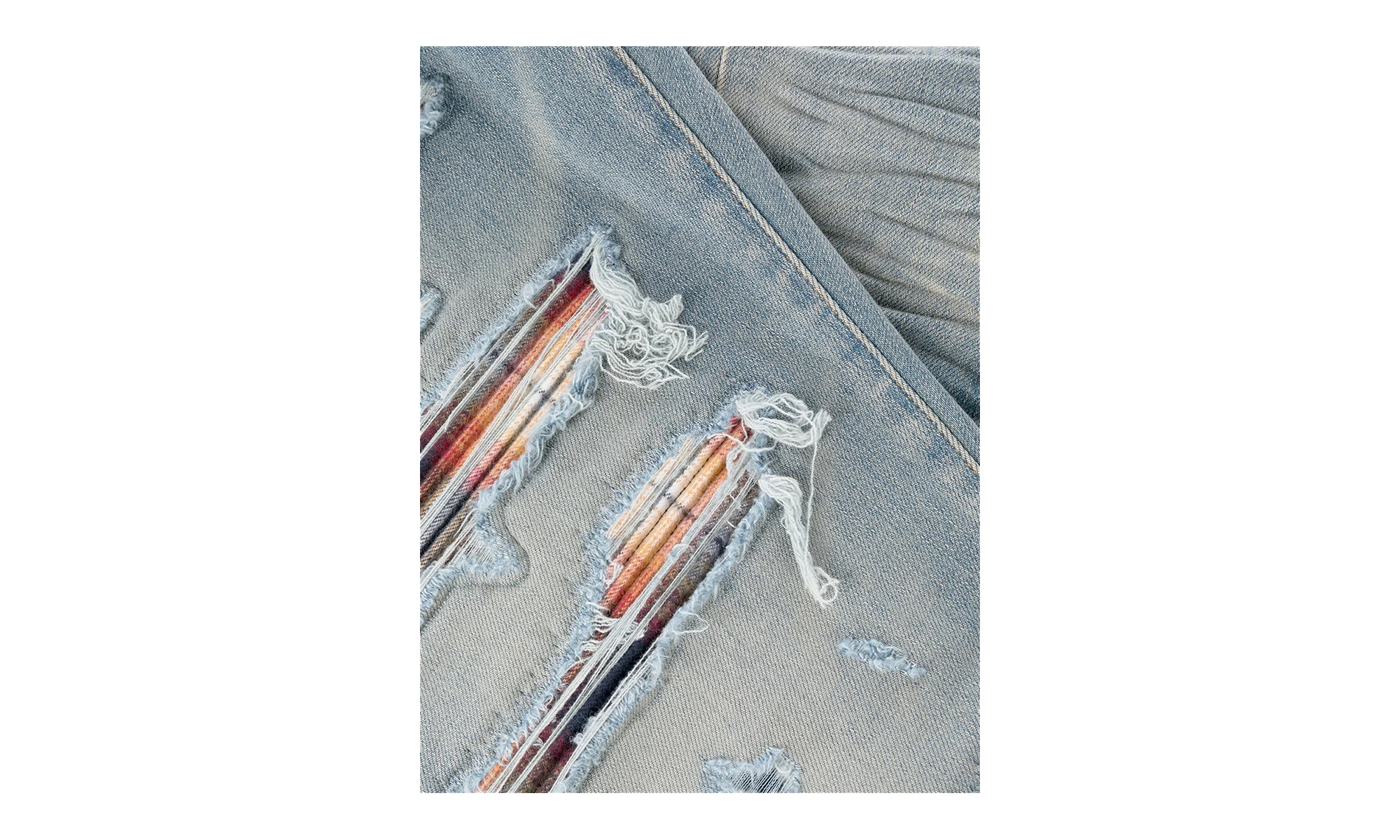 Thrasher Jeans "Clay Indigo Plaid" - 2