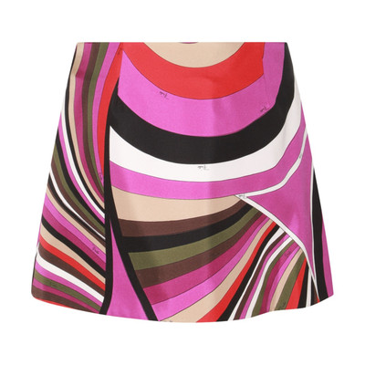 EMILIO PUCCI multicolor silk skirt outlook