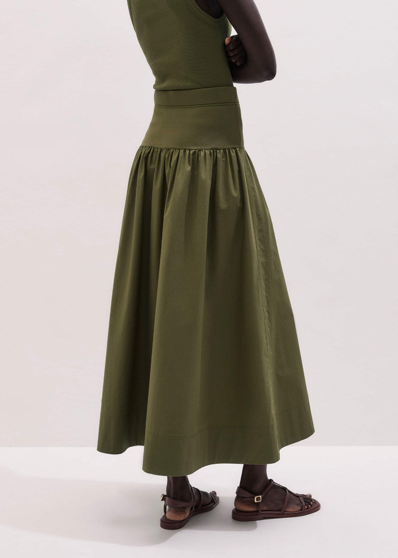 Mixed Media Maxi Skirt 5