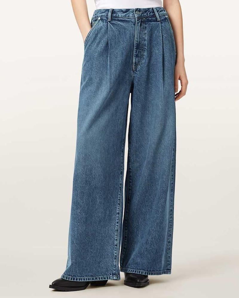 HAZE WIDE LEG PLEATED JEANS 3