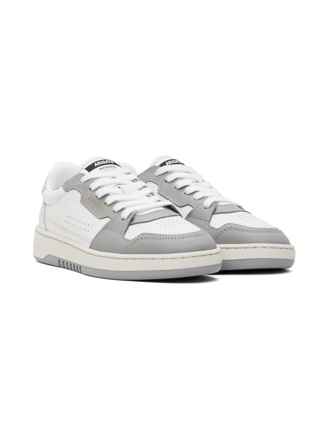 White & Gray Dice Lo Sneakers - 4