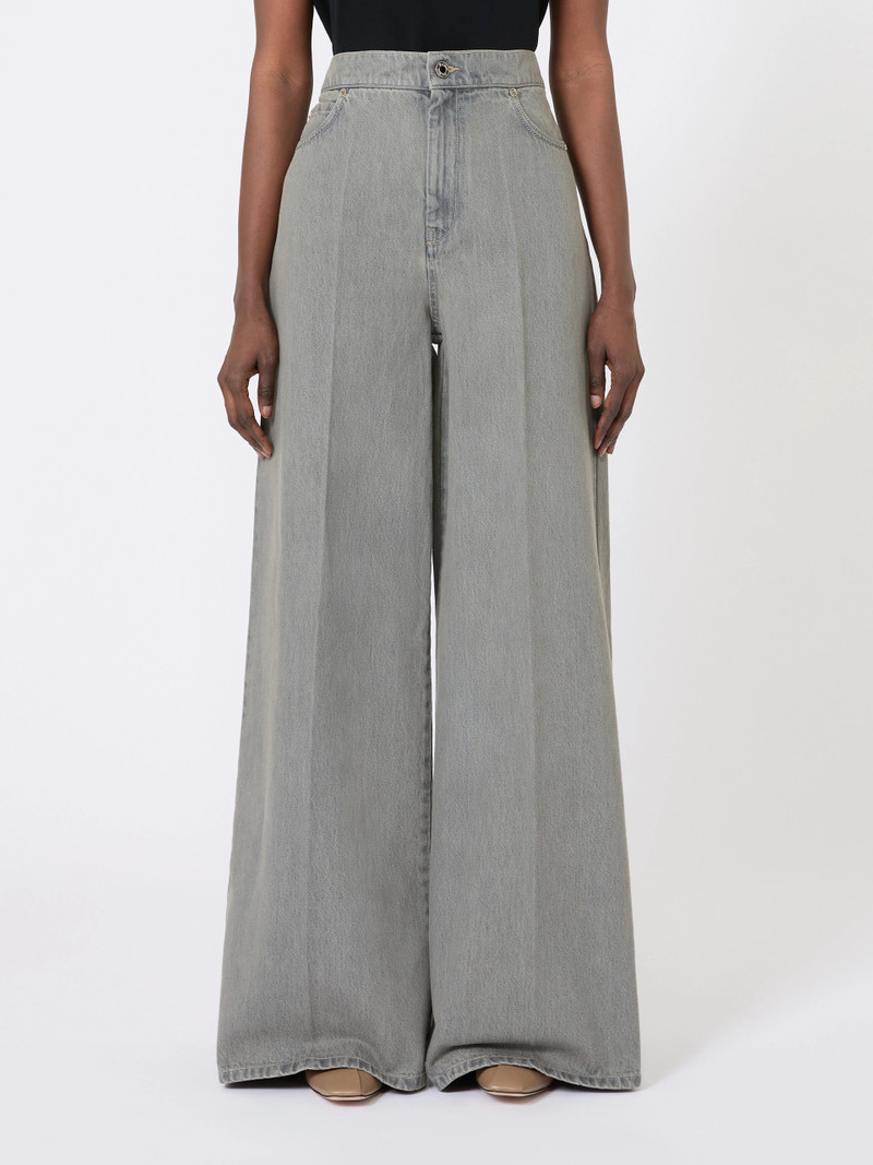 NATALE Denim wide-leg trousers - BLACK 3