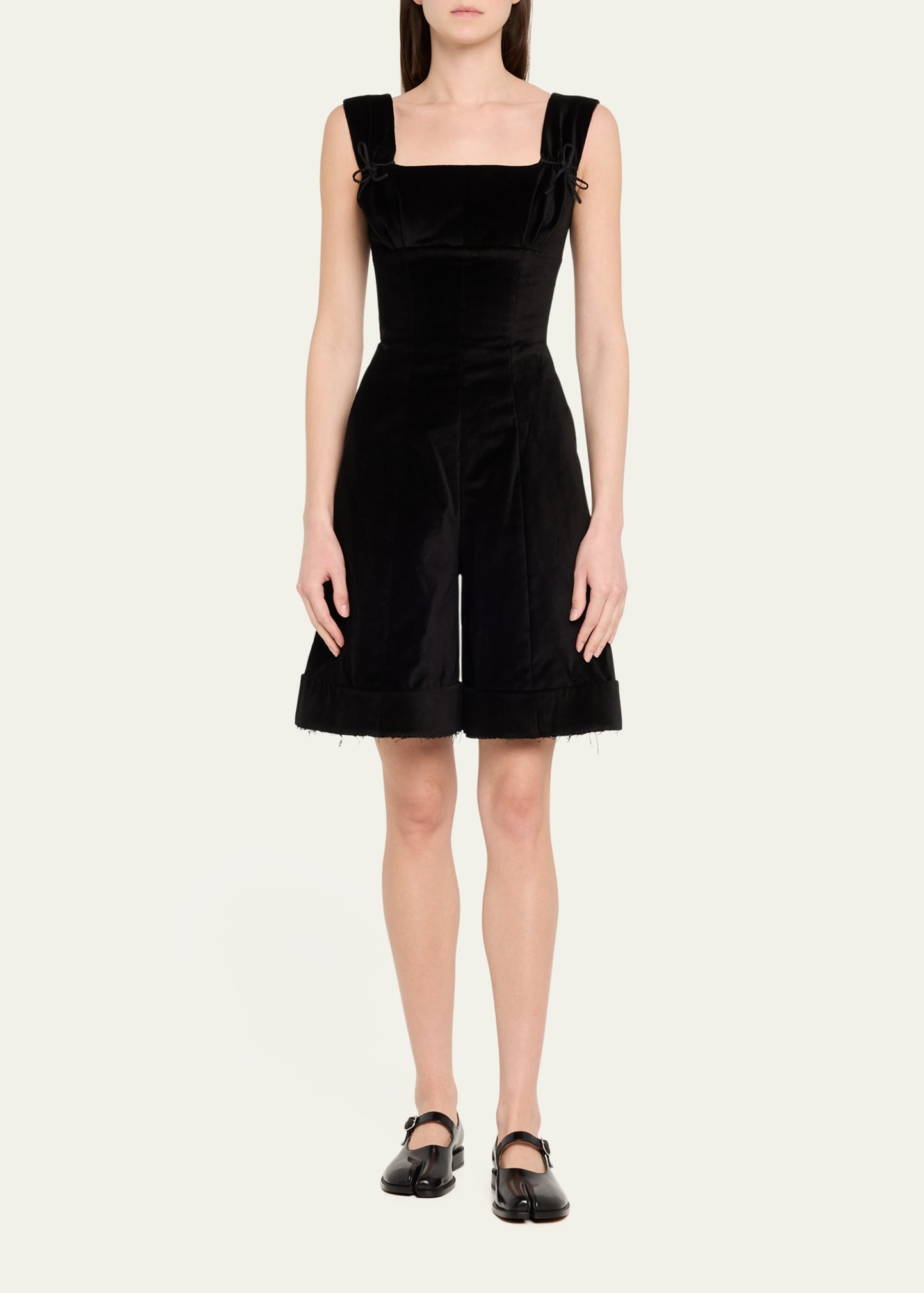 Deconstructed Cuffed Short Jumpsuit - 2